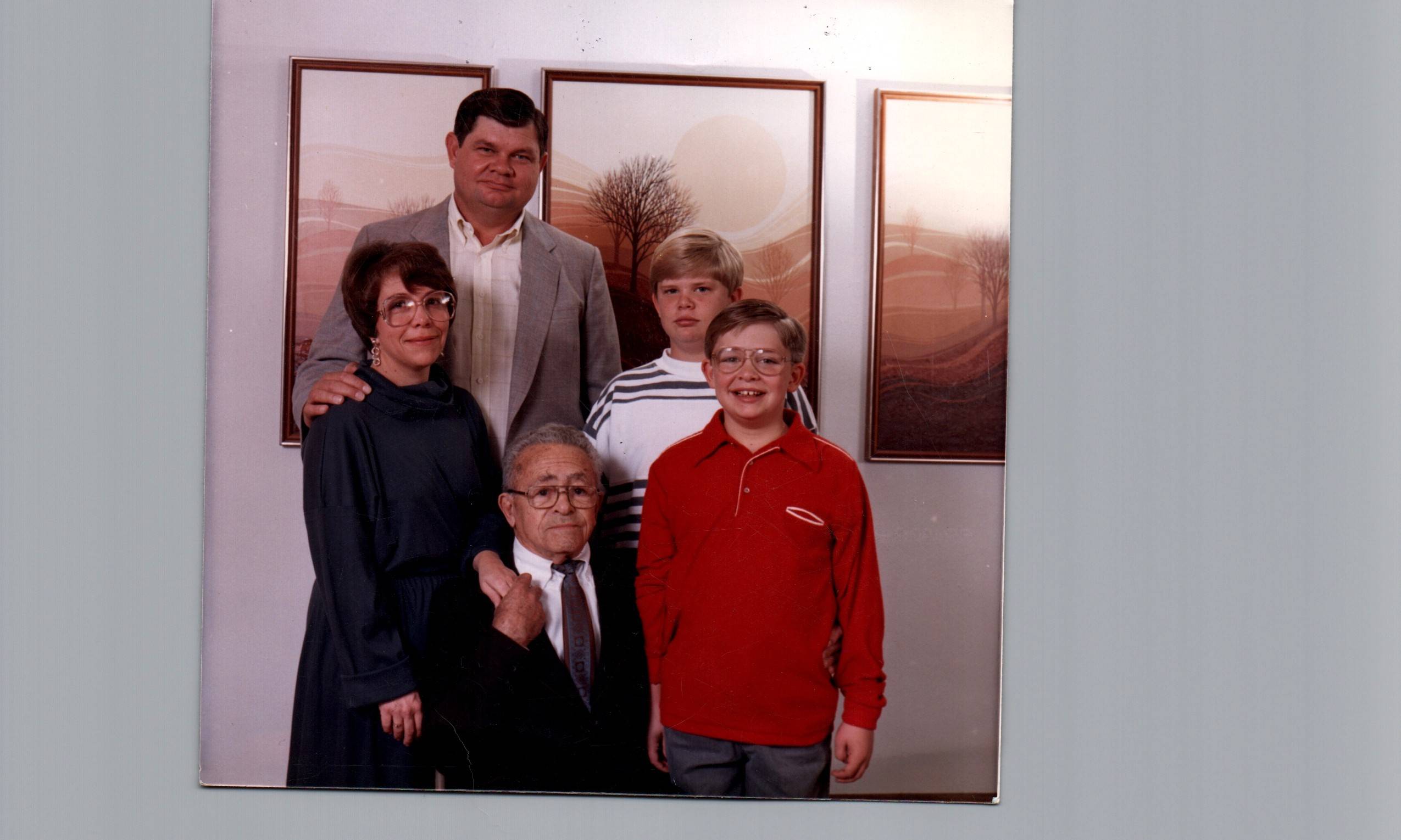 Historic multi-generation Waggoner family portrait